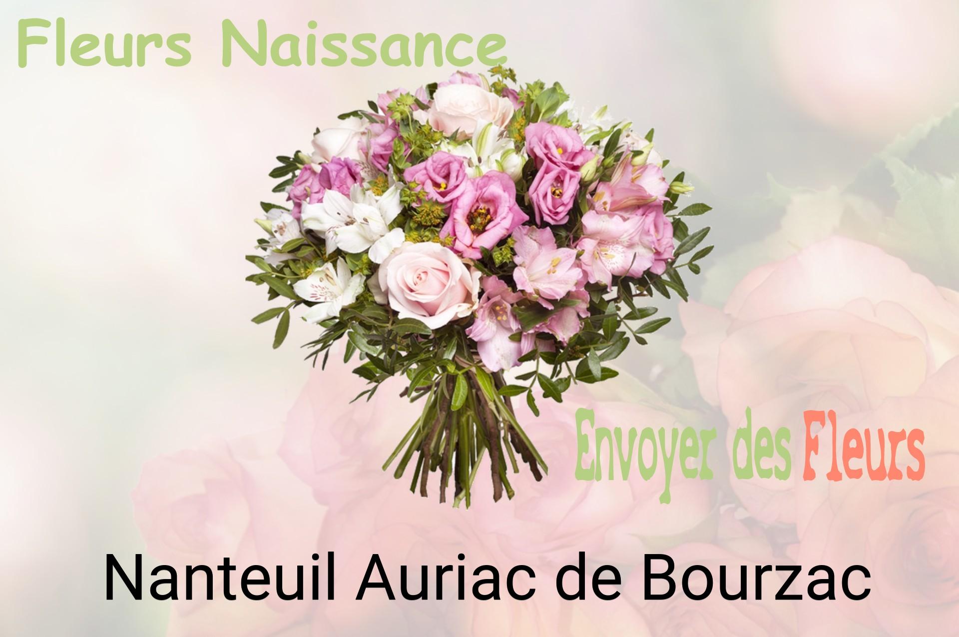 Bouquet de fleurs de naissance livré à Nanteuil-Auriac-de-Bourzac