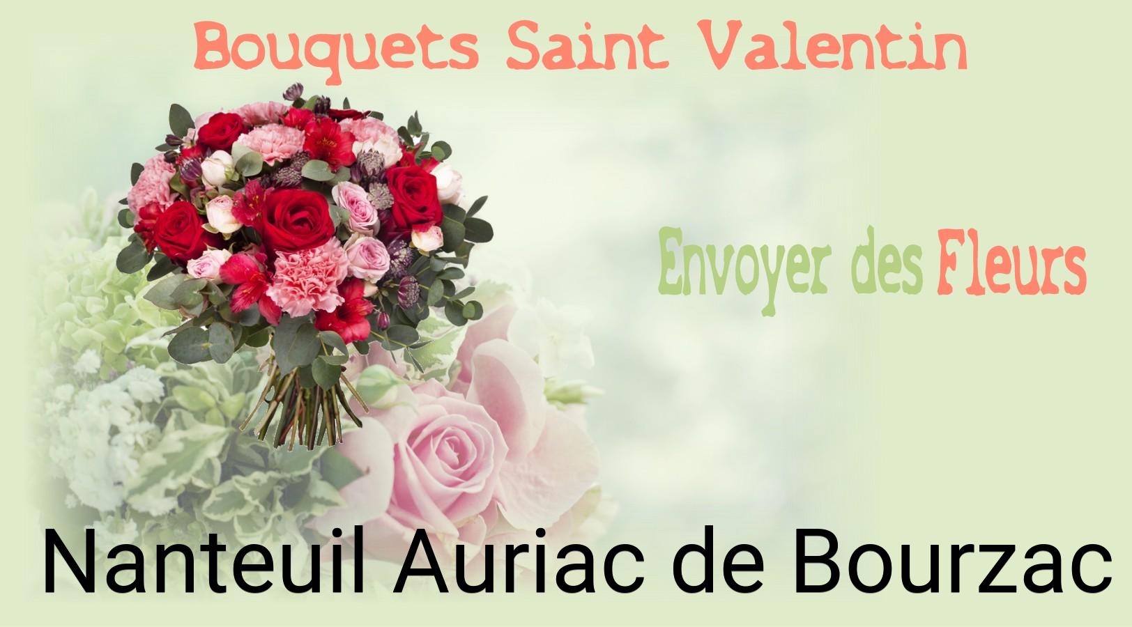 Roses de Saint-Valentin livrées à Nanteuil-Auriac-de-Bourzac